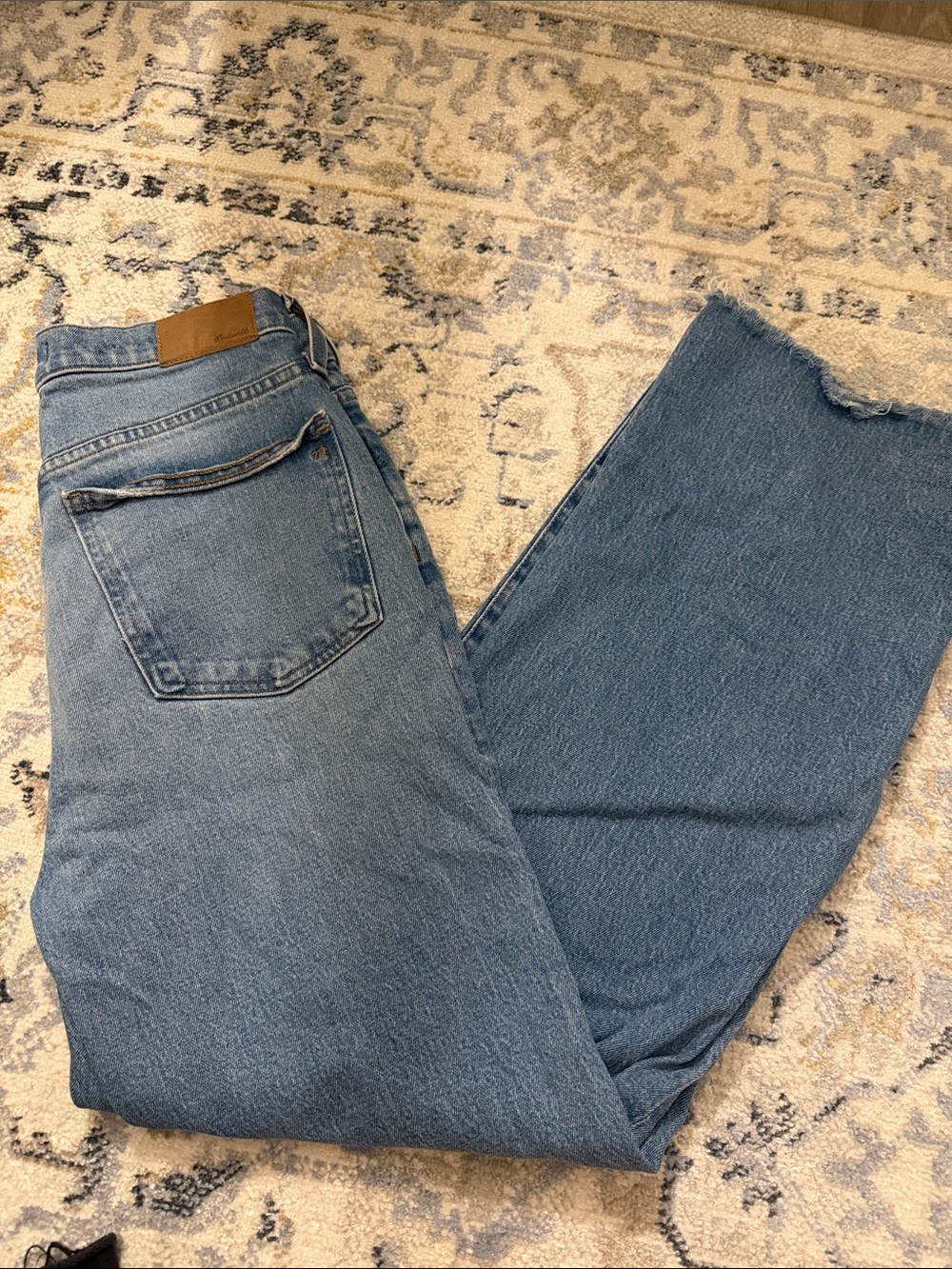 Madewell perfect vintage wide leg crop - Blue